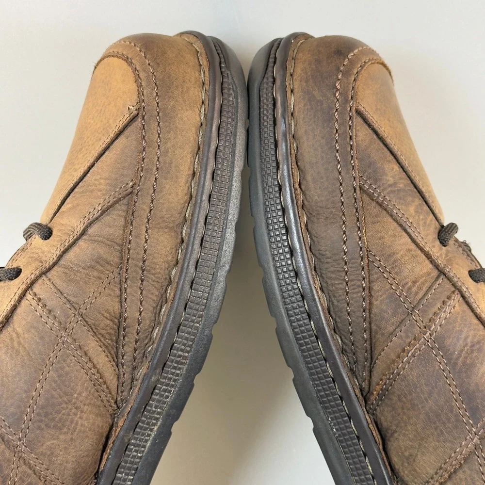 Merrell World Era Mens 14 Casual Oxfords Dark‎ Earth Brown Black Lace Up Leather